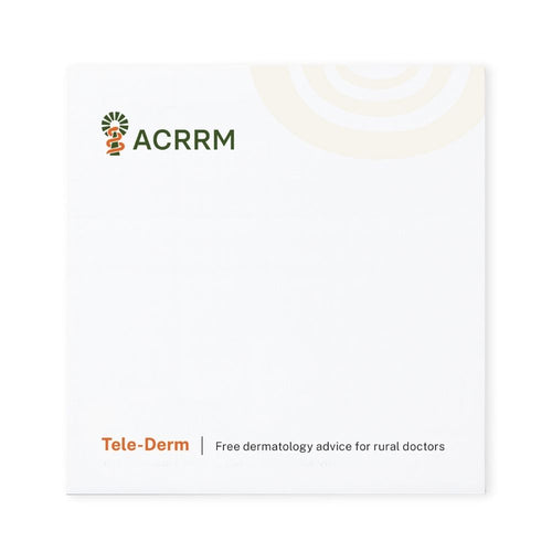 Tele-Derm Sticky notepads (10 Per Pack)